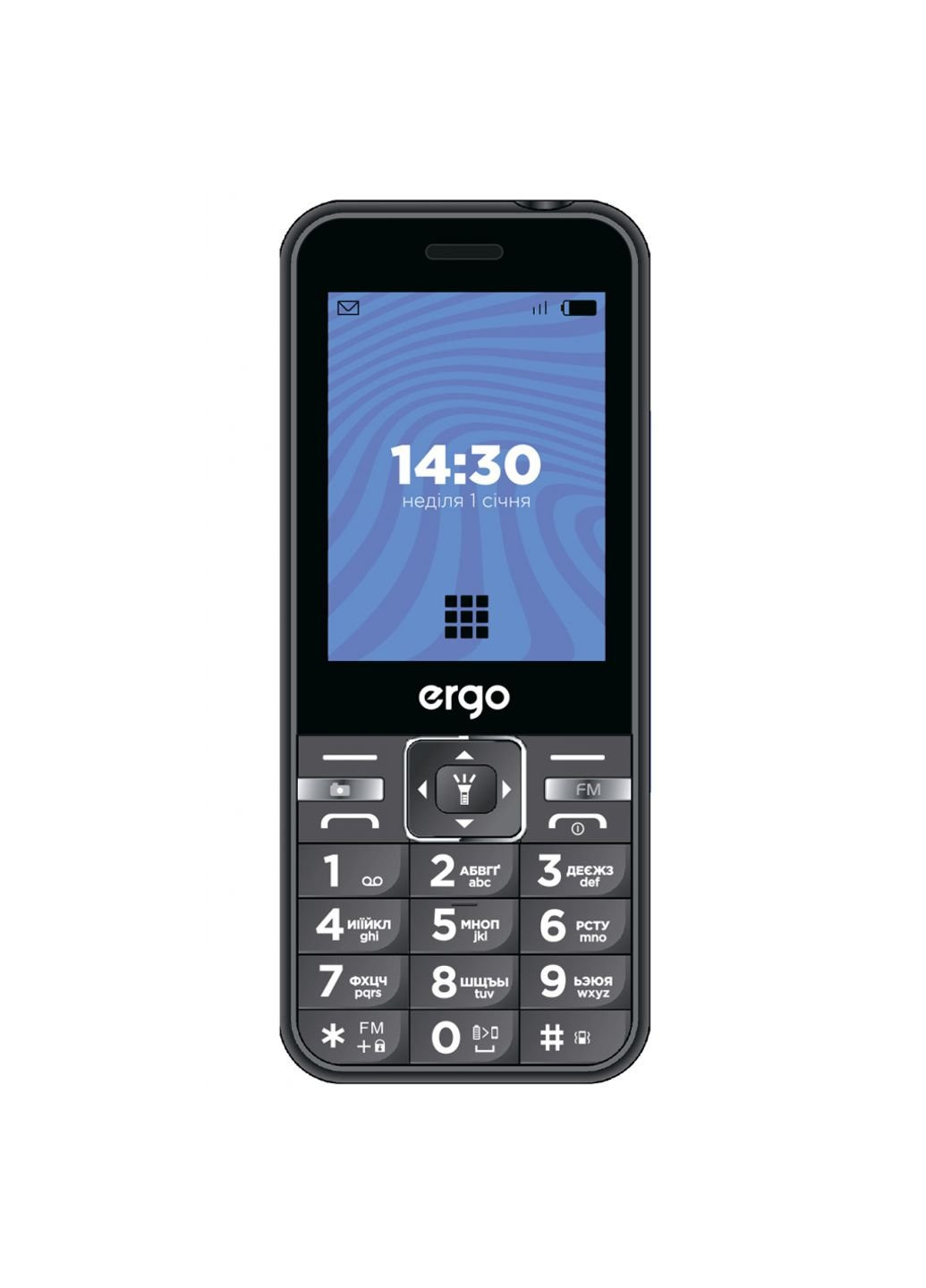 Мобільний телефон Ergo e281 black (253507589)