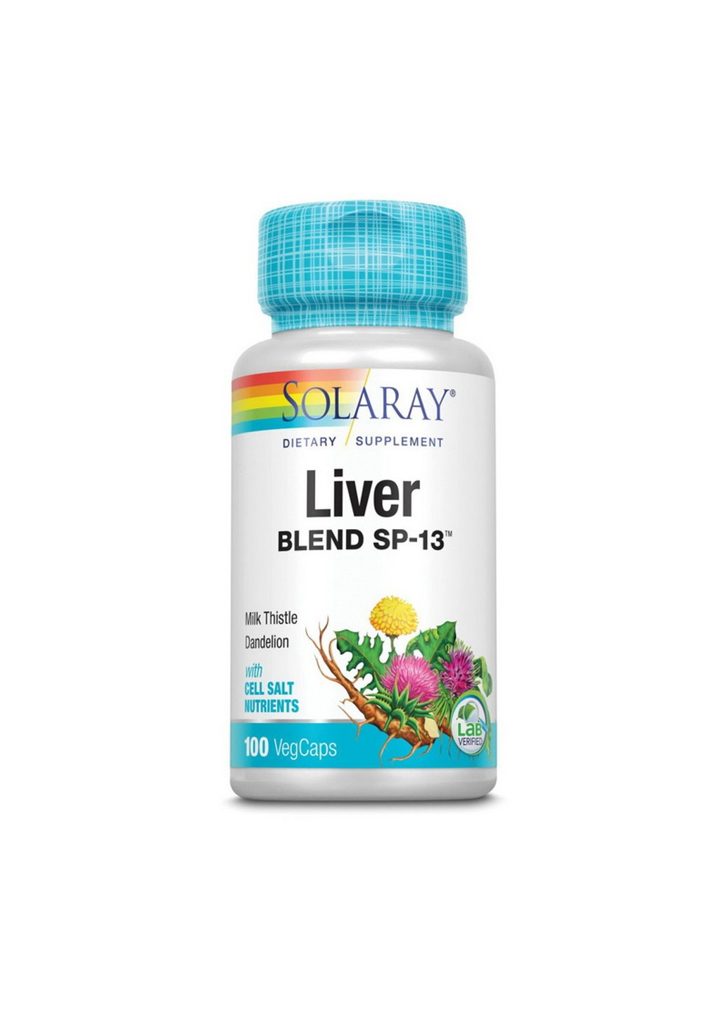 Екстракт кореня кульбаби Liver Blend SP-13 100 капсул Solaray (255409052)