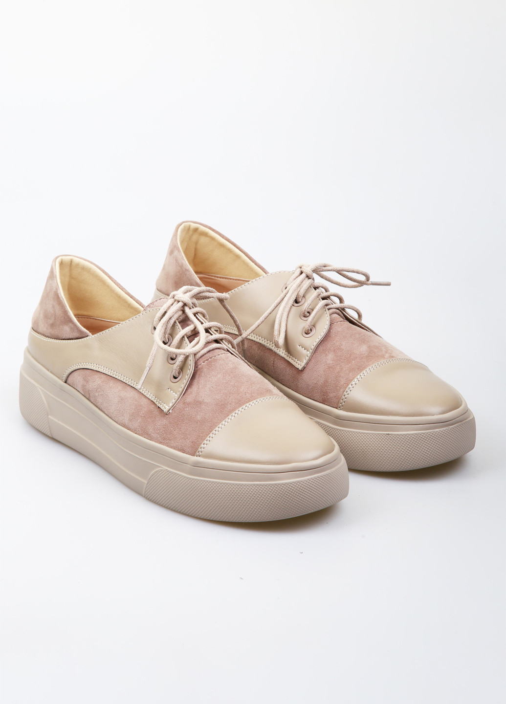 Бежевые кеды AURA