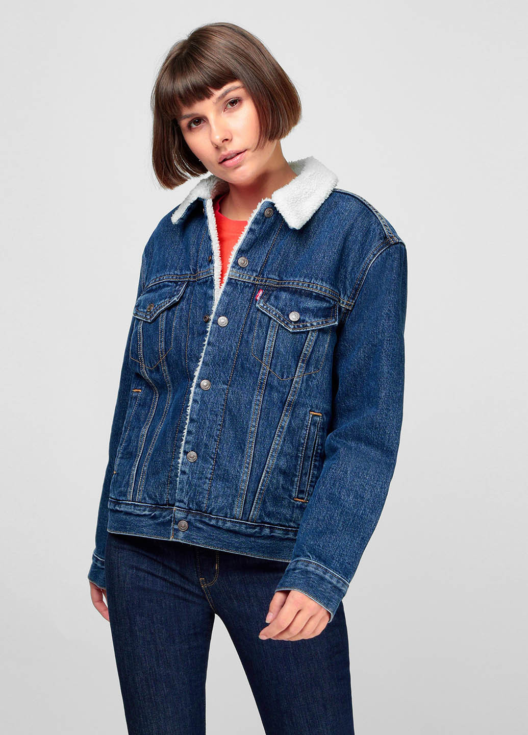 Синяя демисезонная куртка Levi's