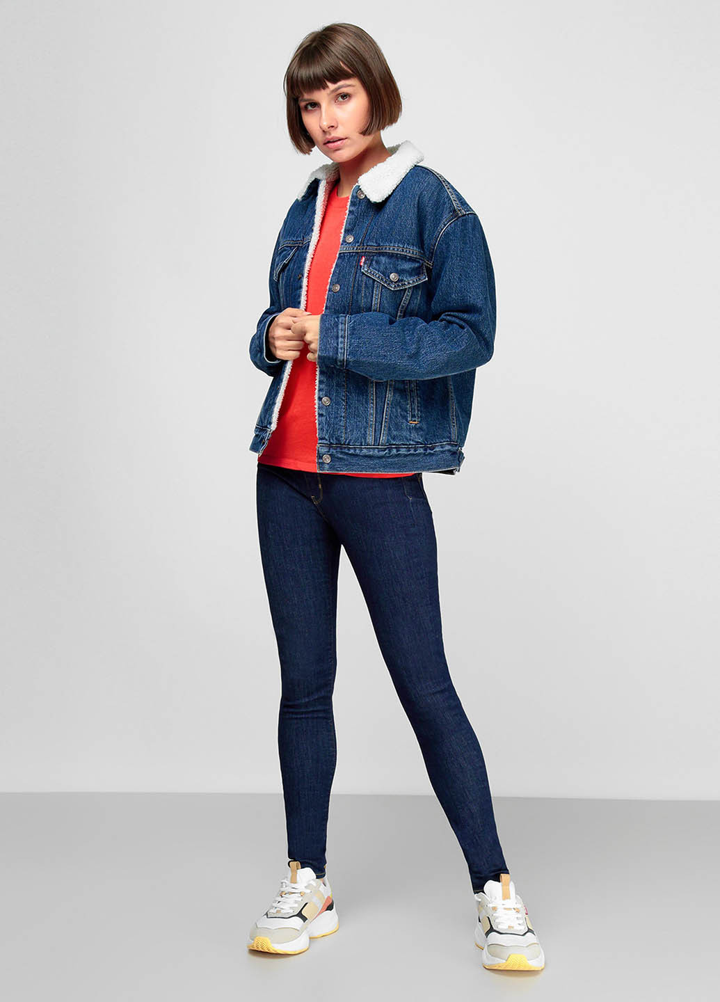 Синяя демисезонная куртка Levi's