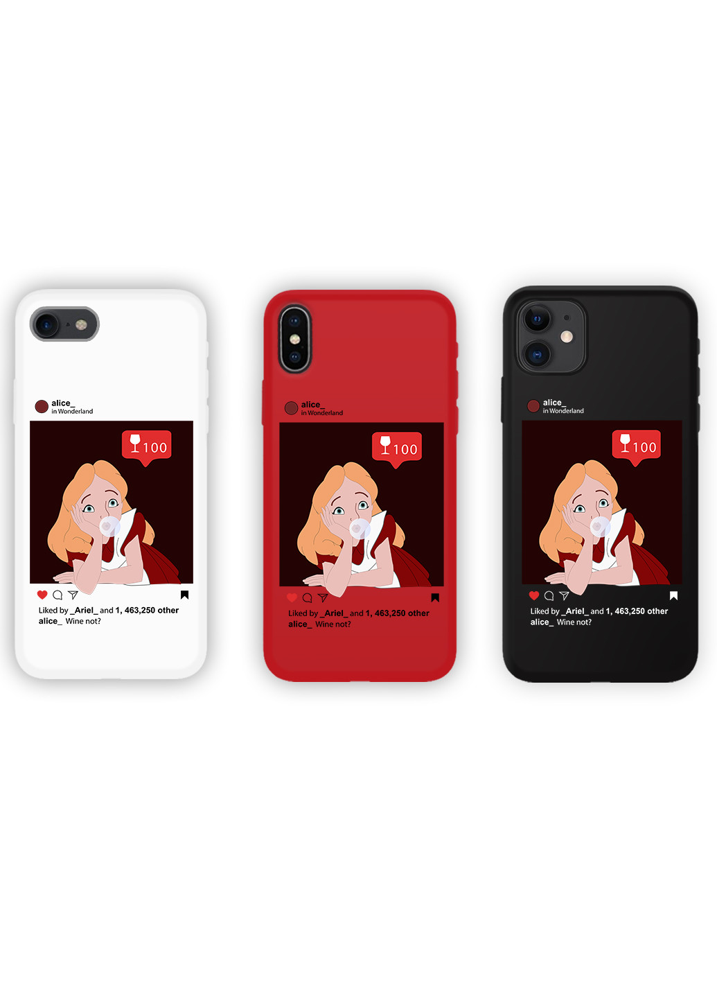Чохол силіконовий Apple Iphone 8 plus Аліса з жуйкою Дісней (Alice in Wonderland Disney) (6154-1433) MobiPrint (219777597)