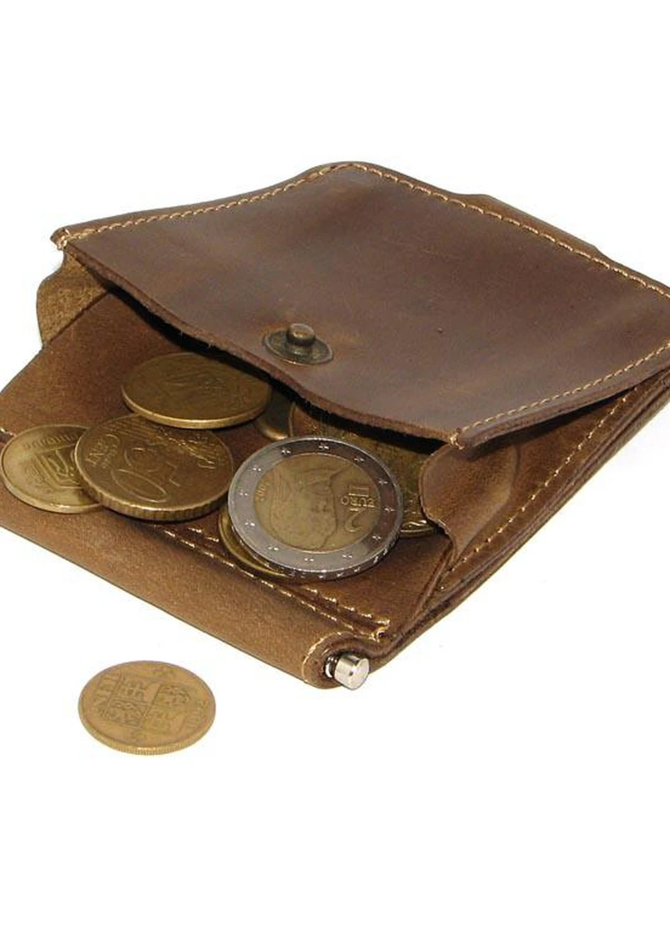 Зажим для денег DNK Зажим-H мелочь col.G оливковый DNK Leather (253933543)