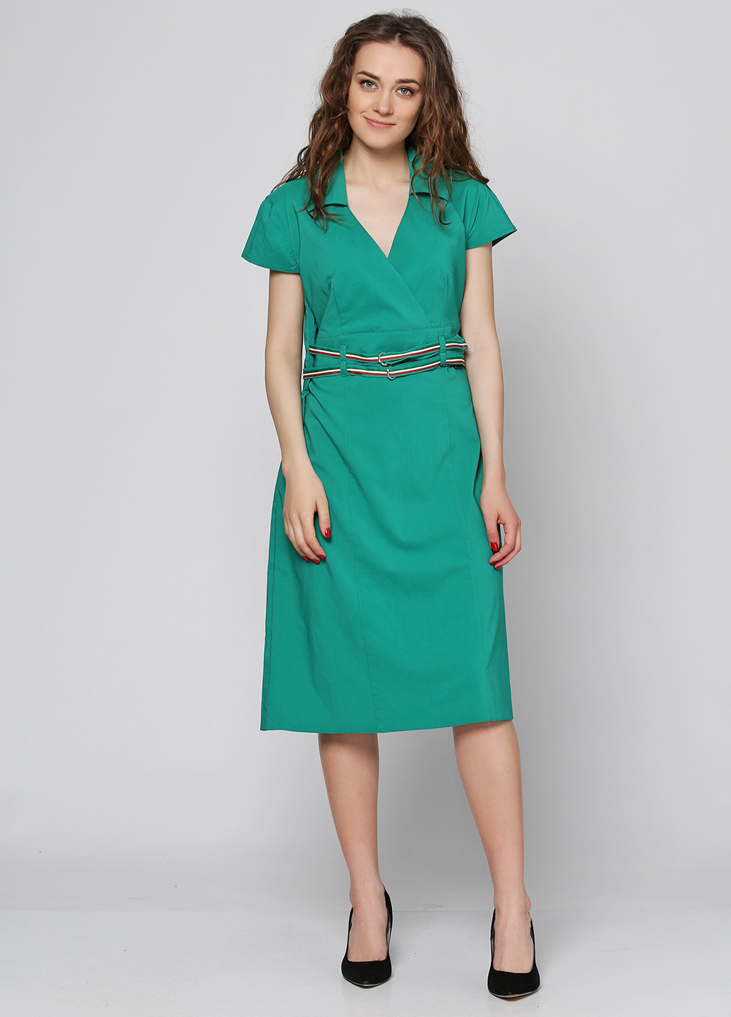 Зелена кежуал плаття, сукня Ut однотонна