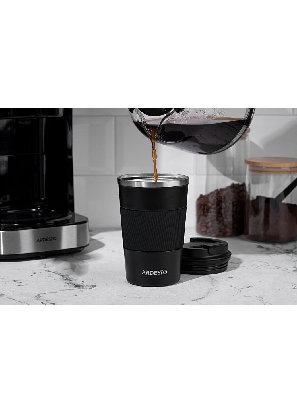 Термокружка Urban AR-2638-TMB 380 мл черная Ardesto (254861057)