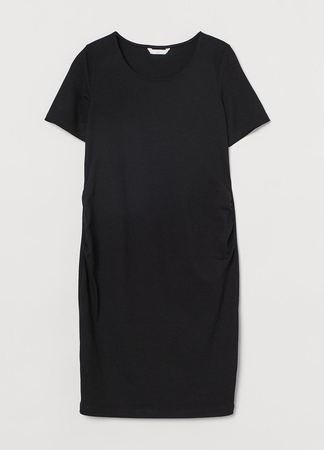 Чорна кежуал сукня для вагітних сукня-футболка H&M однотонна