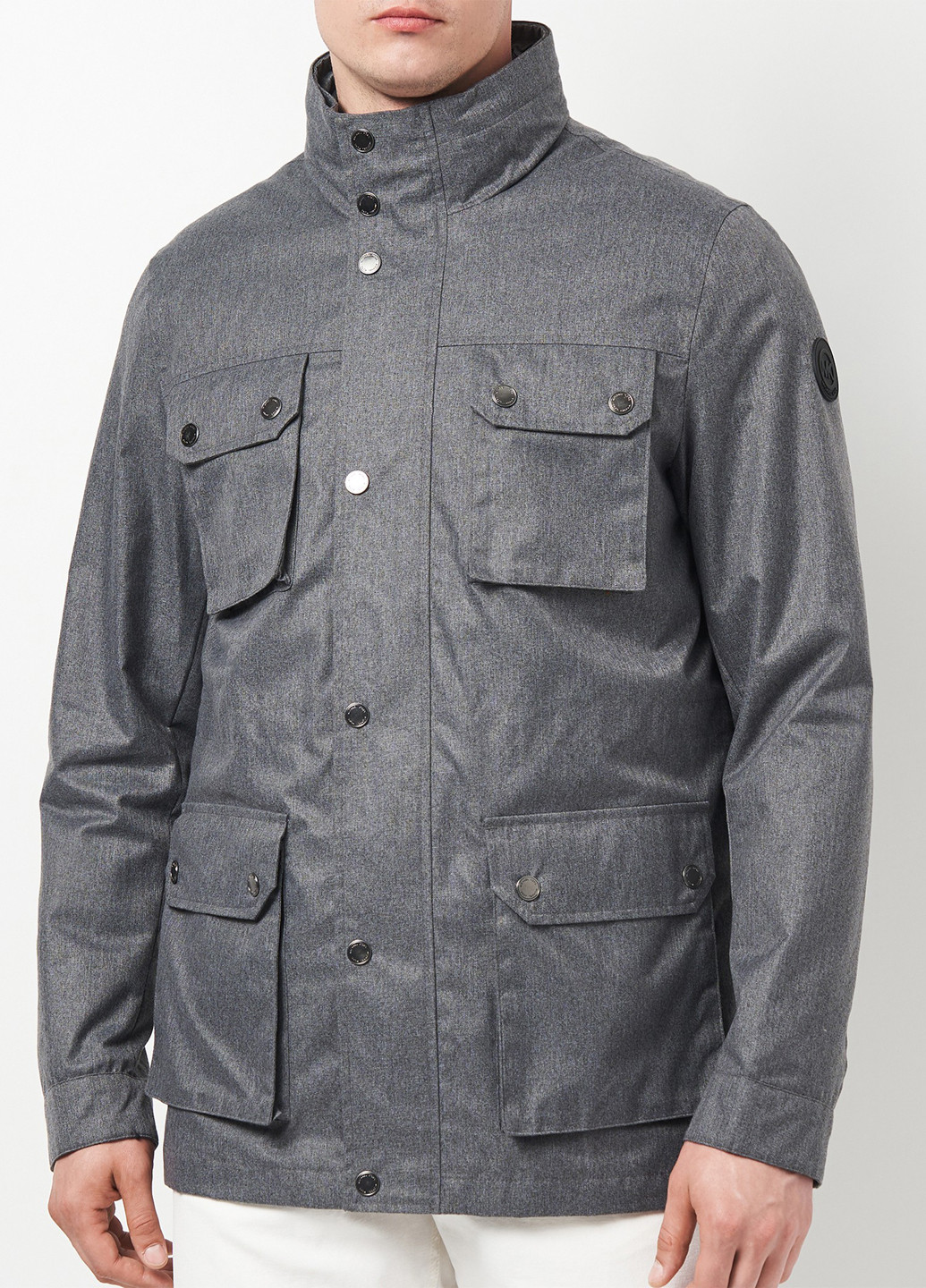 Серая зимняя куртка Michael Kors