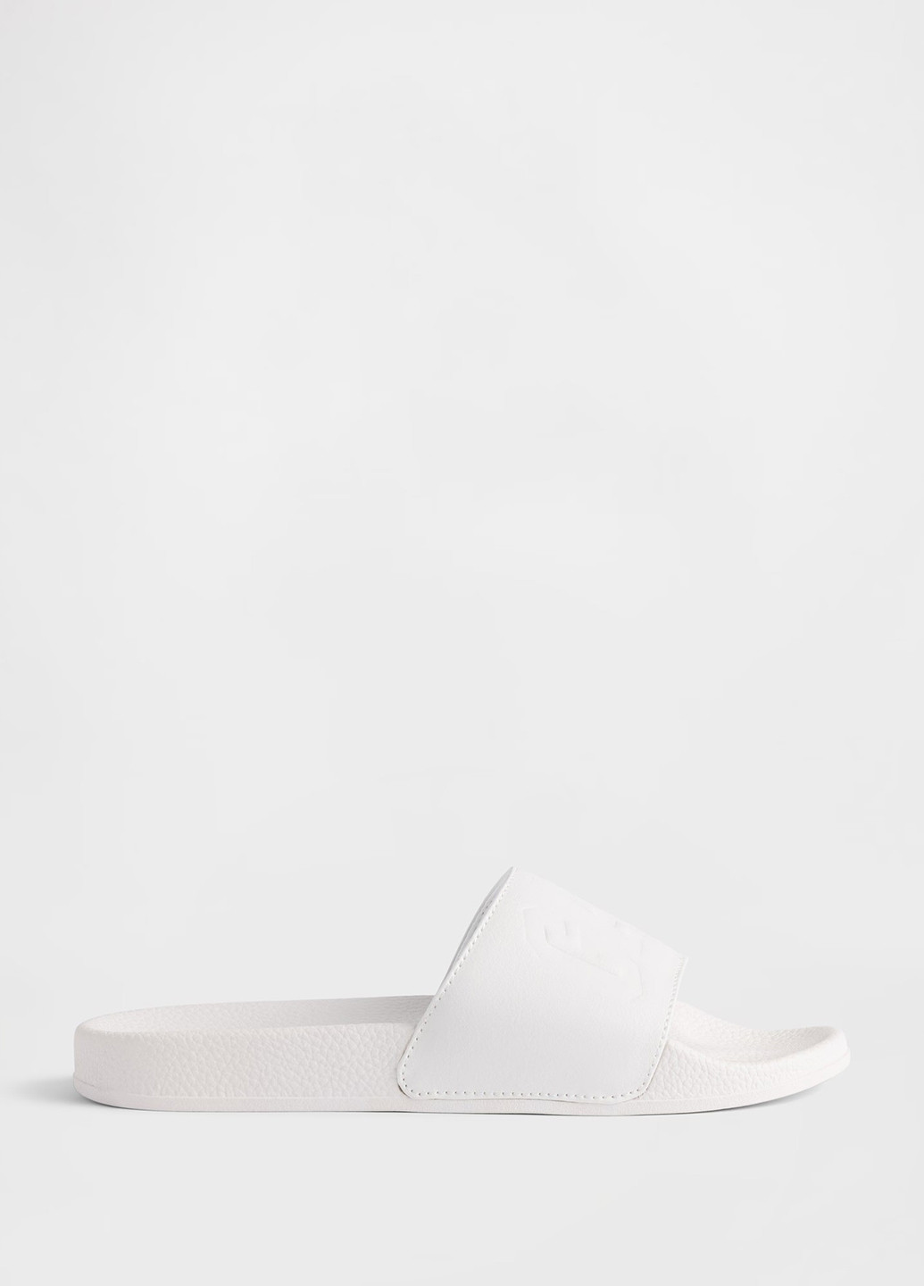 Белые шлепанцы Gap с тиснением, с логотипом