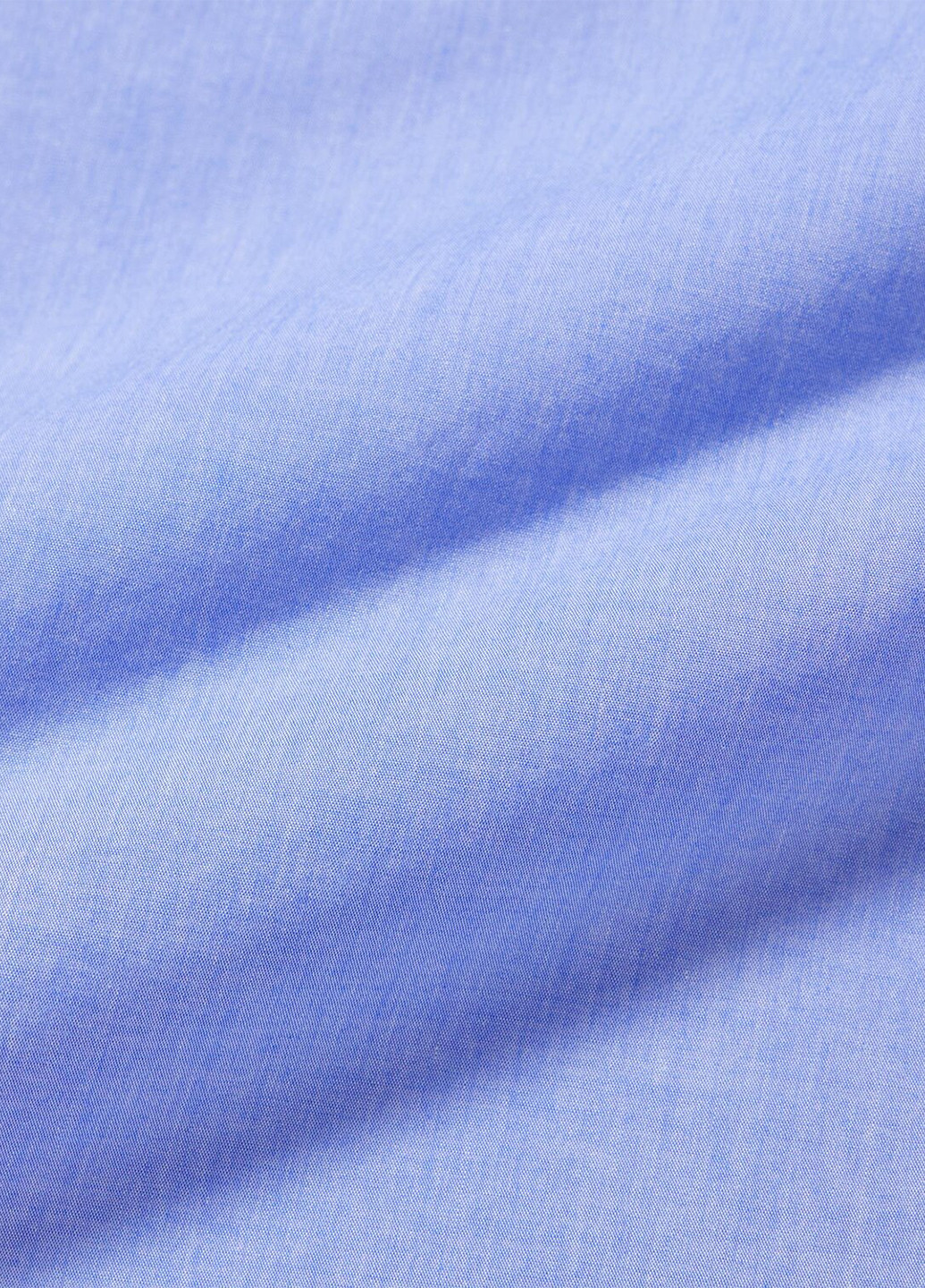Голубой кэжуал рубашка однотонная Uniqlo