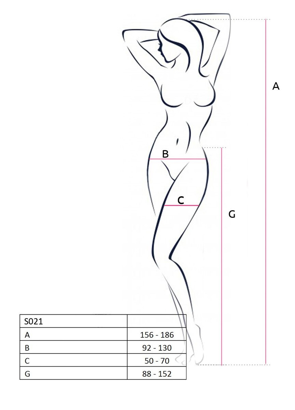 Еротичні колготки-бодістокінг S021 white, в крупну сітку з високим паском Passion (255615053)
