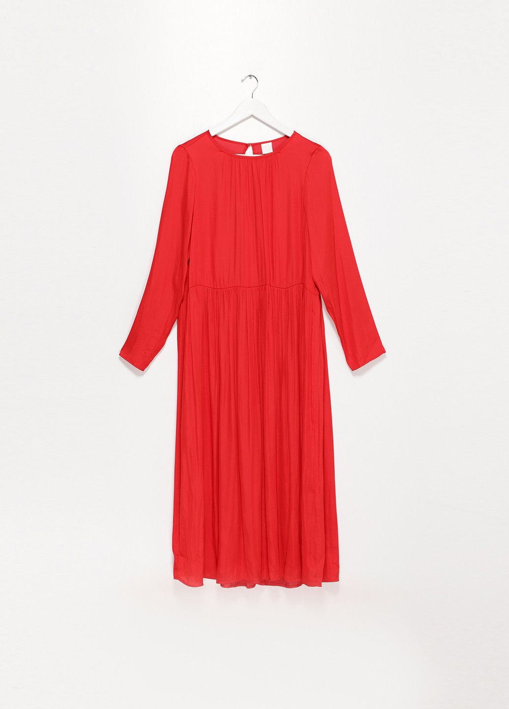Красное кэжуал сукня а-силуэт H&M однотонное