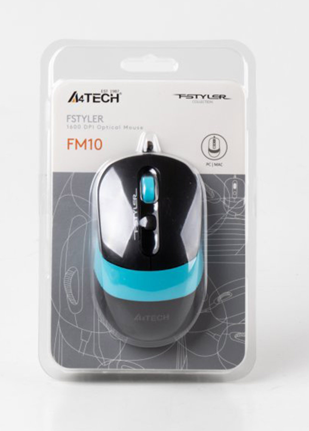 Мышь беспроводная A4Tech fg10 (blue) (138665995)