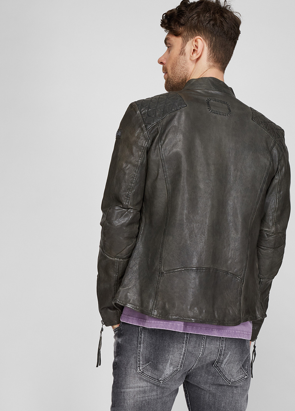 Темно-серая демисезонная куртка Tigha