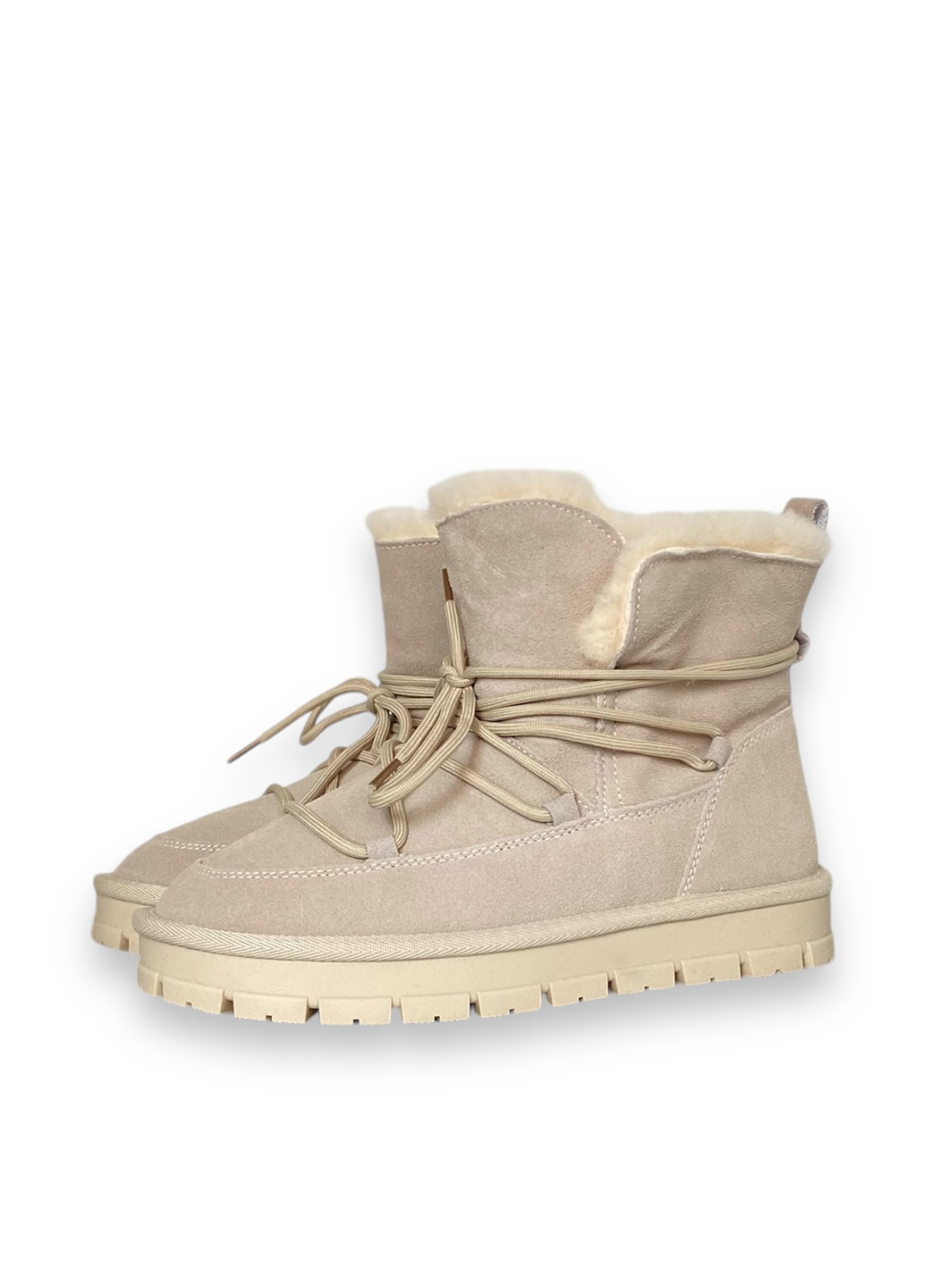 Зимние ботинки Cailaste без декора из натуральной замши