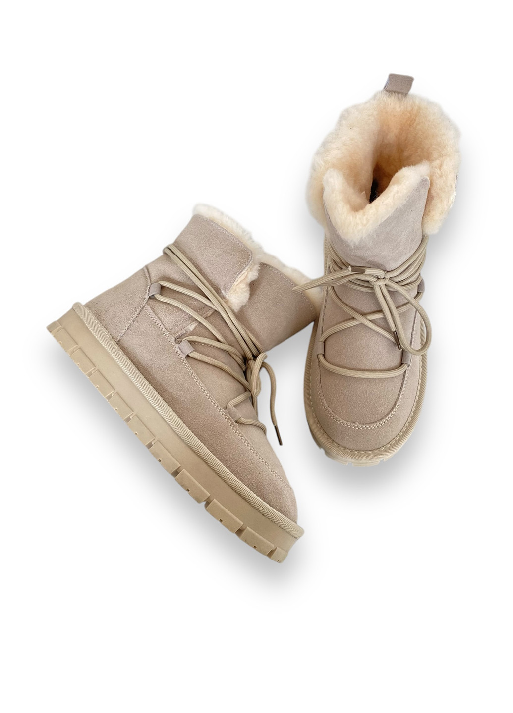 Зимние ботинки Cailaste без декора из натуральной замши