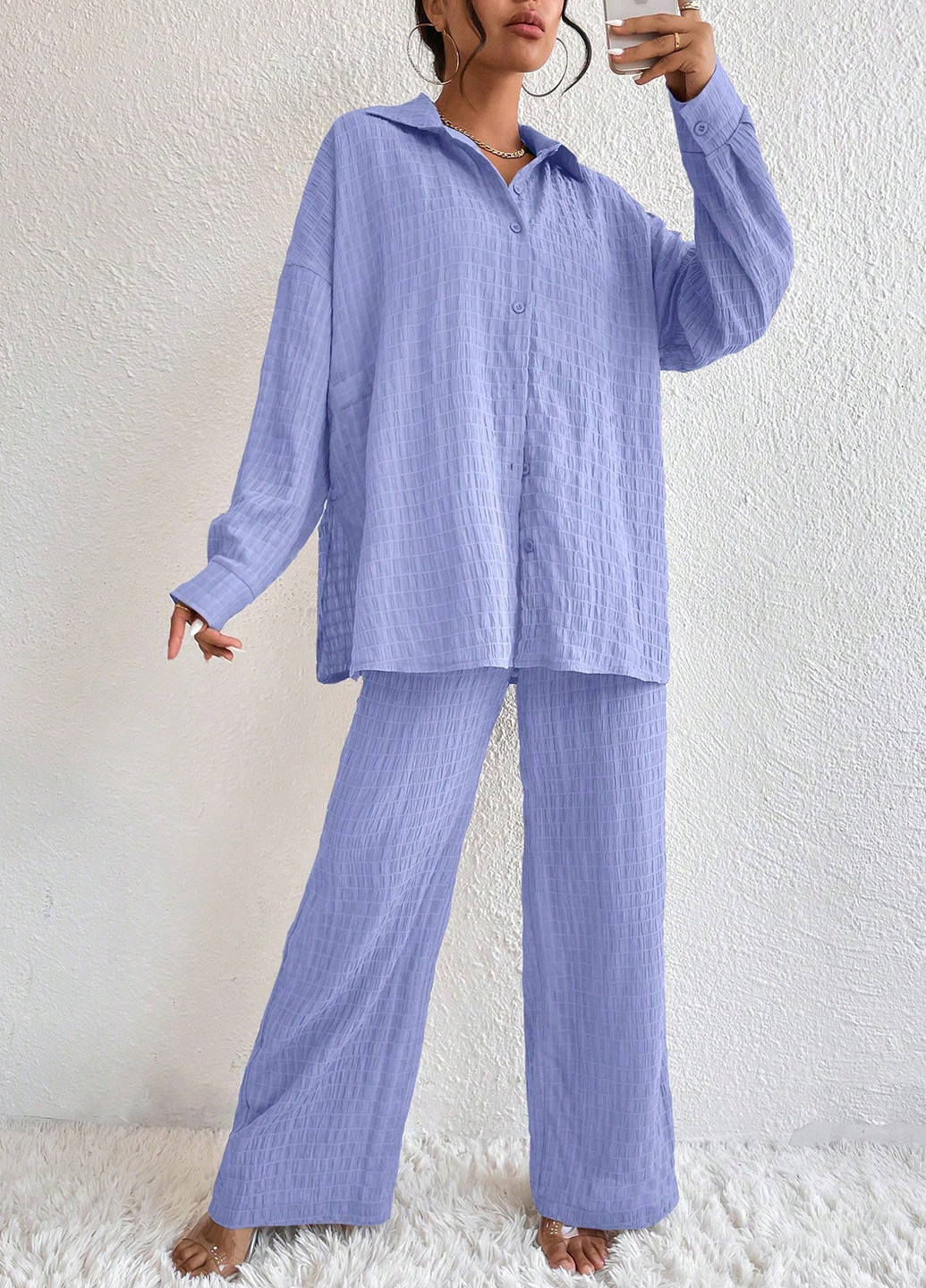 Костюм (сорочка, штани) SHEIN (334151860)