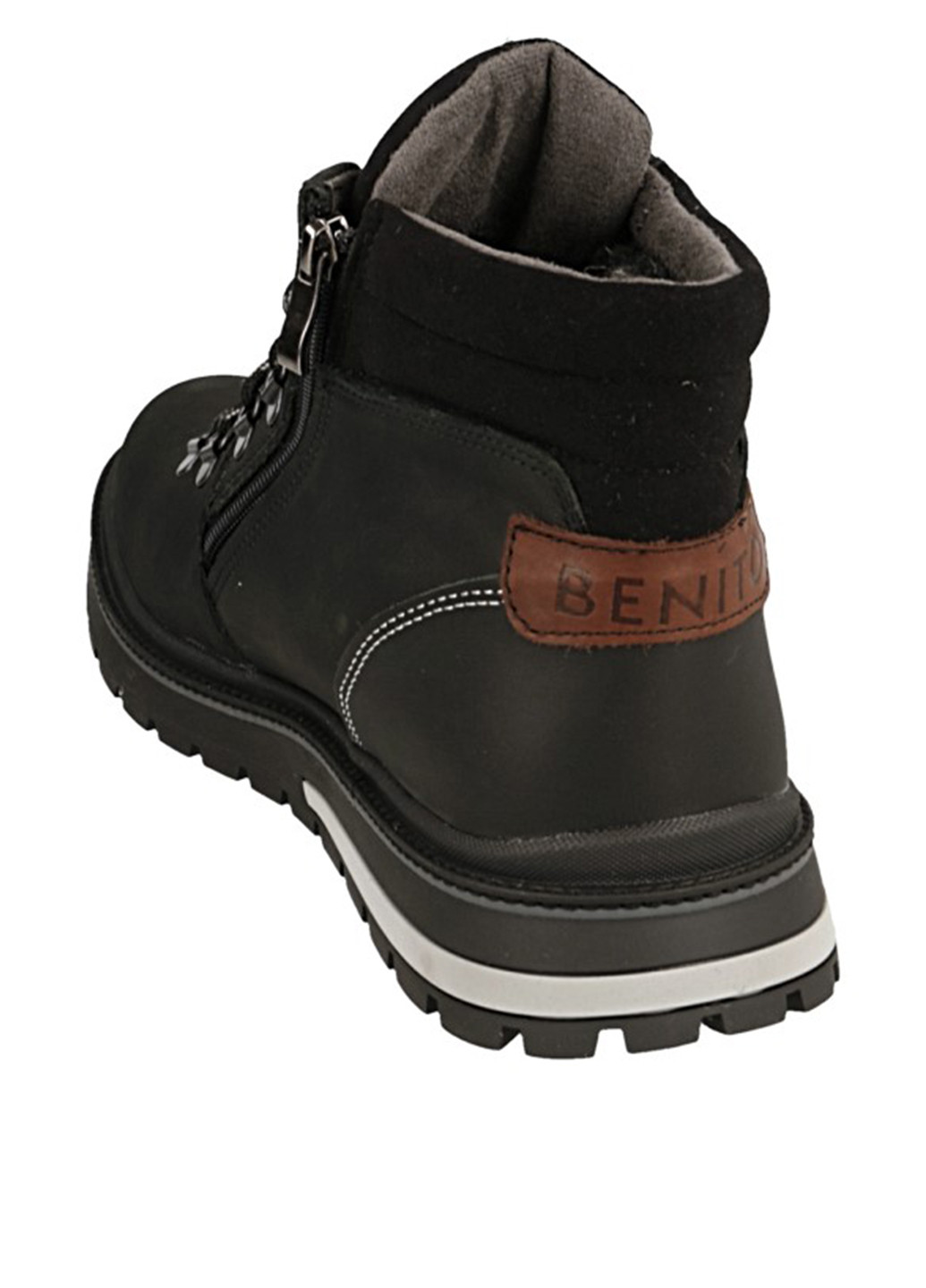 Черные осенние ботинки хайкеры Benito