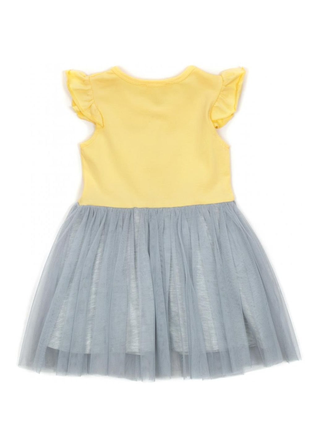 Жёлтое платье с котиками (14368-86g-yellow) Breeze (251326520)