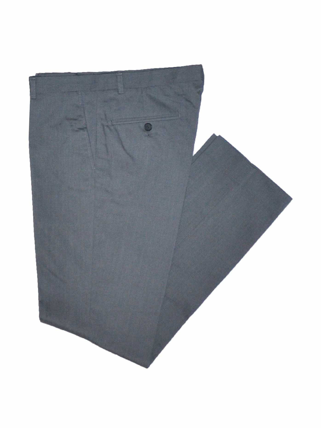 Серые классические демисезонные брюки прямые F&F