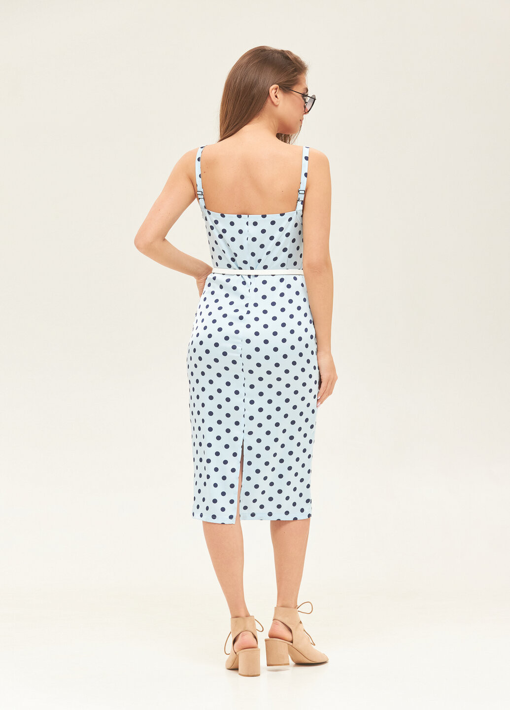 Голубое кэжуал платье MN