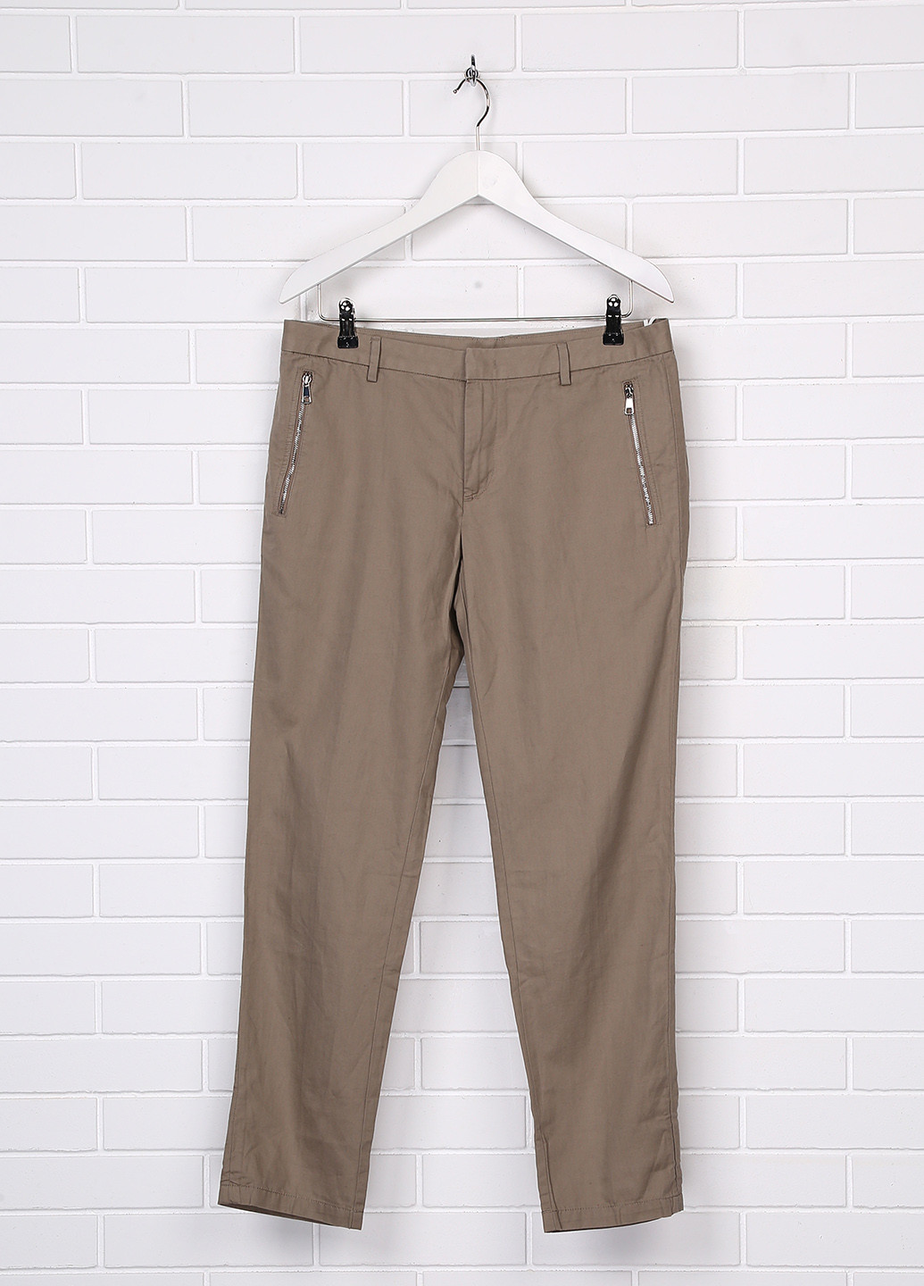Серые кэжуал демисезонные прямые брюки JACK&JONES