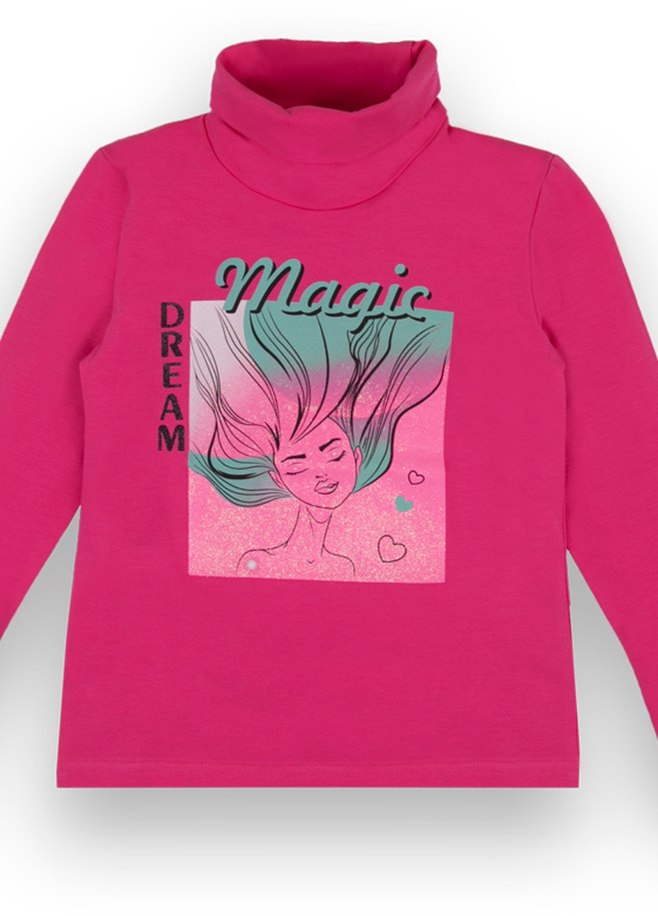 Малиновый зимний детский свитер для девочки *magic* Габби