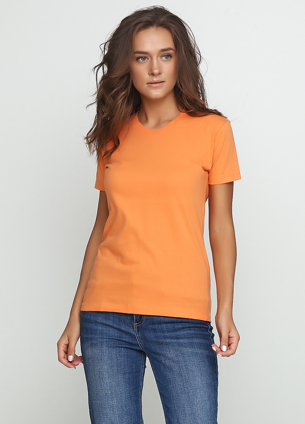 Оранжевая летняя футболка BDG