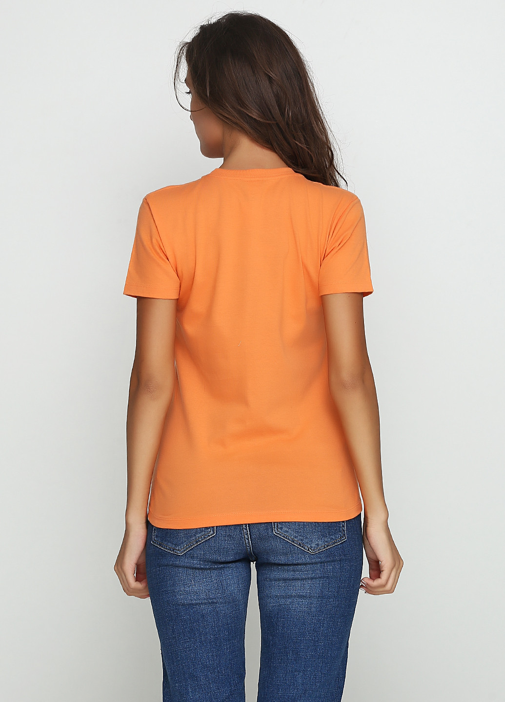 Оранжевая летняя футболка BDG