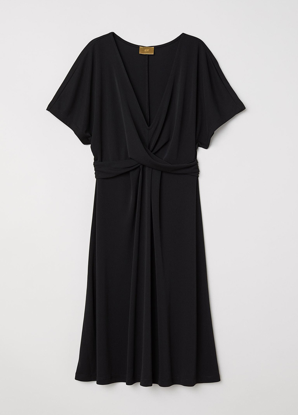 Чорна кежуал плаття кльош H&M однотонна