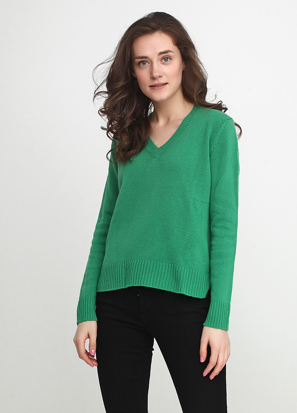 Зеленый демисезонный пуловер пуловер United Colors of Benetton