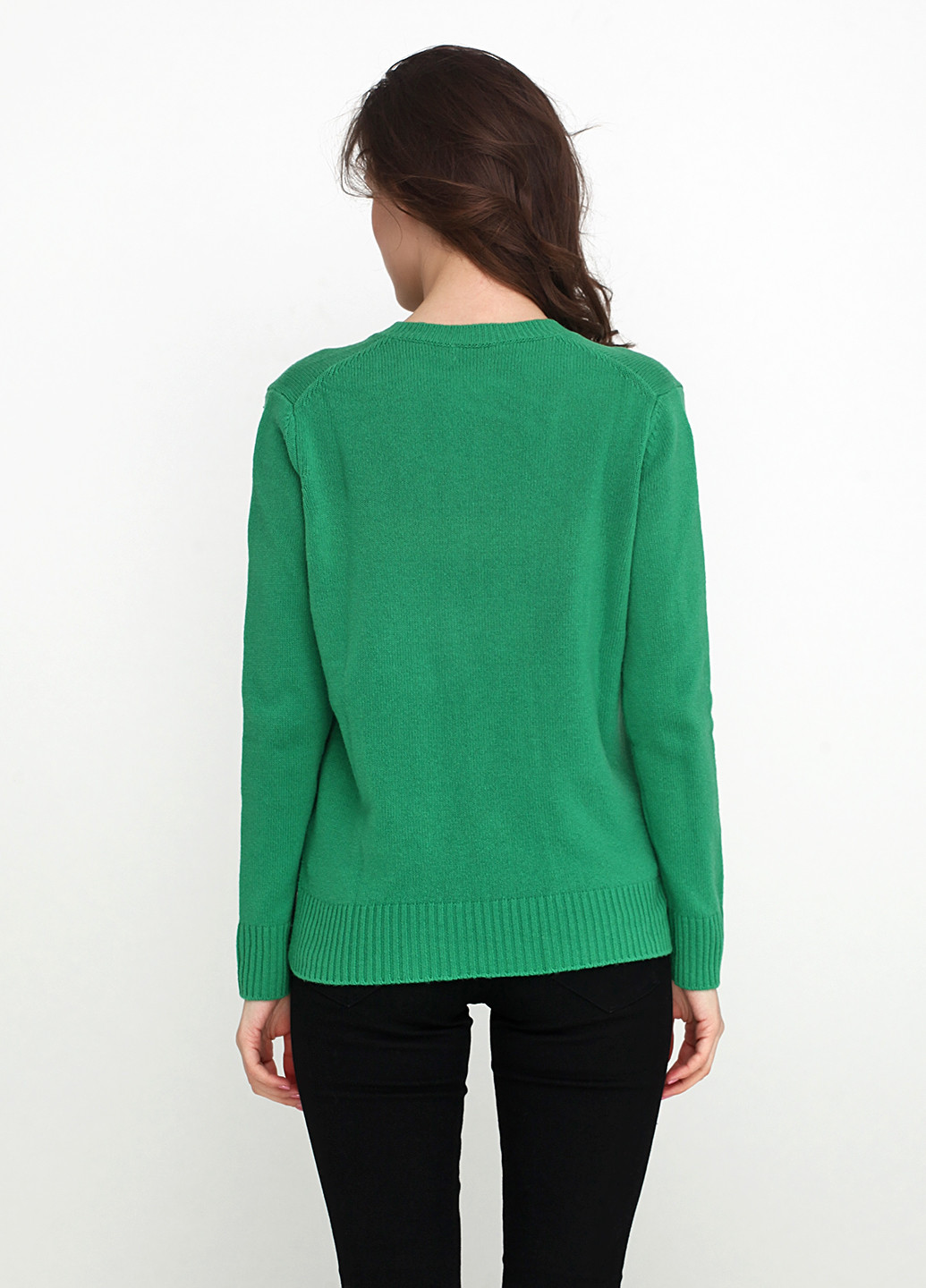 Зеленый демисезонный пуловер пуловер United Colors of Benetton