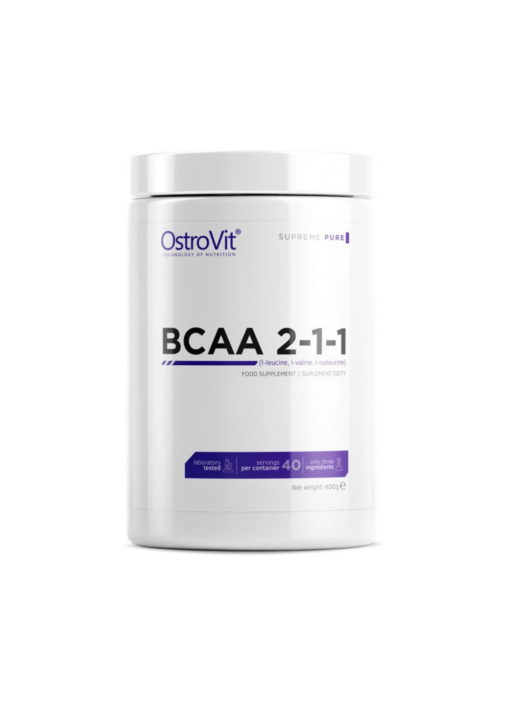 БЦАА BCAA 2-1-1 (500 г) острови orange Ostrovit (255363089)