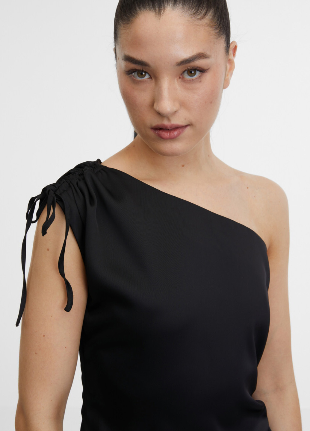 Черное кэжуал платье Orsay однотонное
