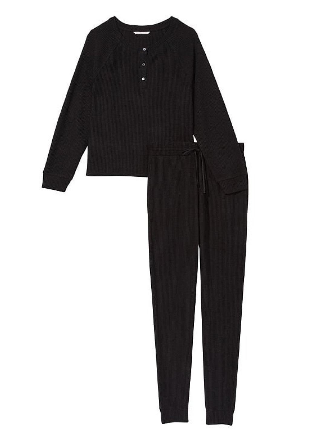Чорна всесезон піжама (кофта, штани) кофта + брюки Victoria's Secret