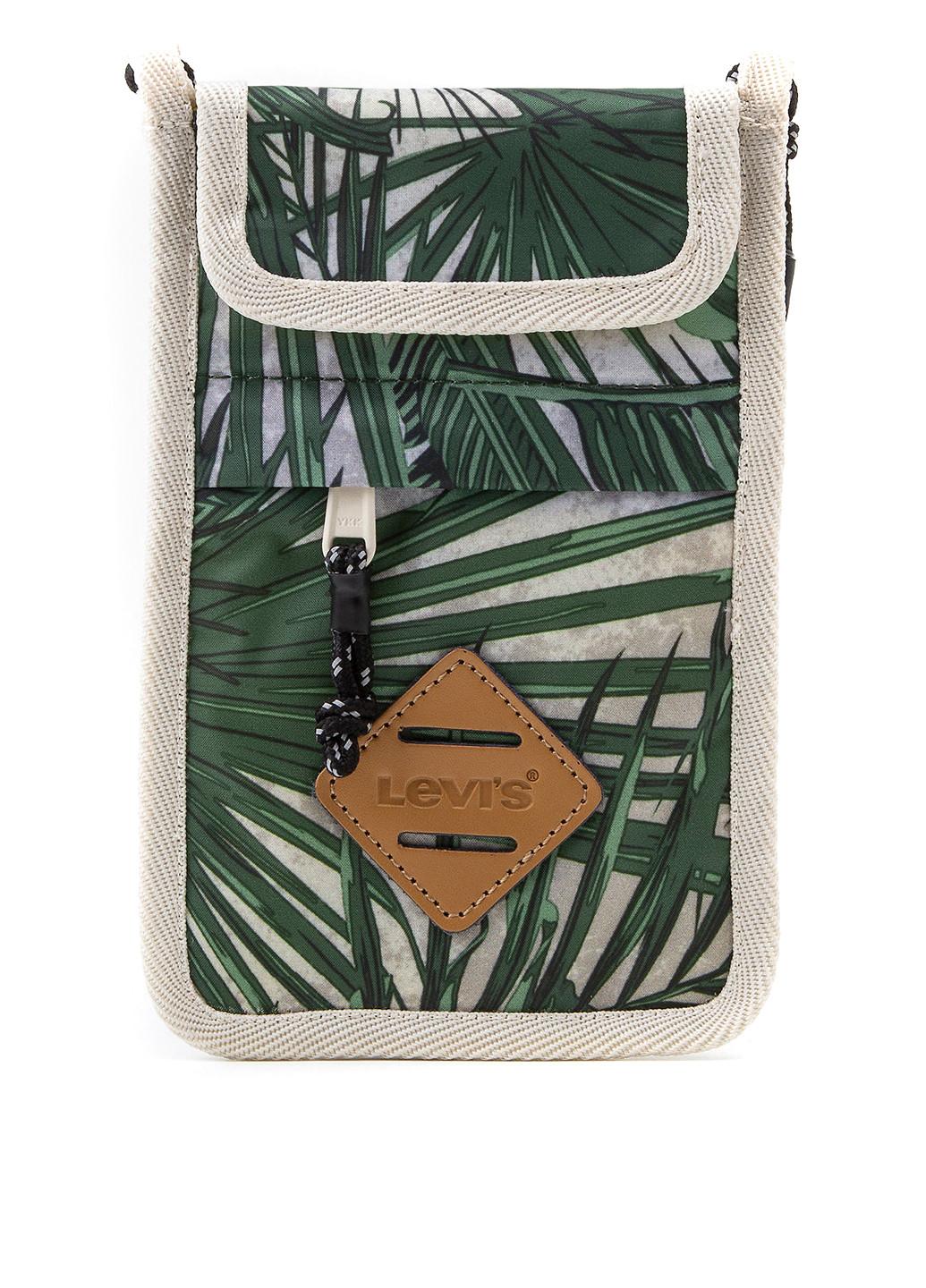 Сумка Levi's сумка-кошелёк рисунок зелёная кэжуал