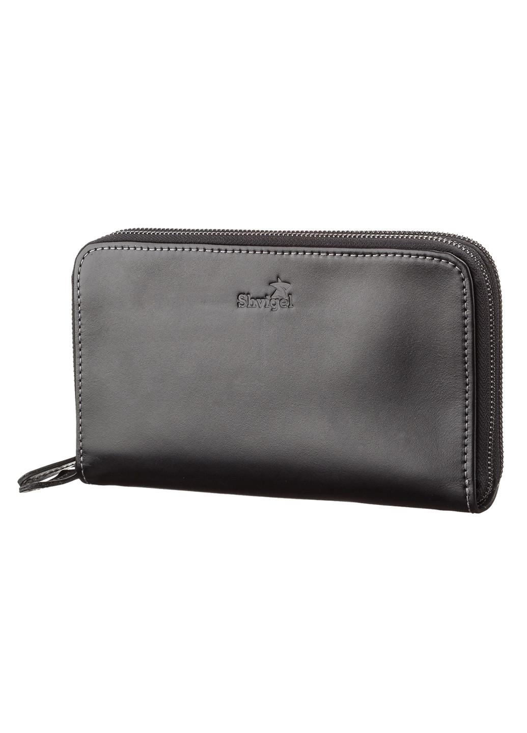 Мужской кожаный клатч 22х14х4 см Shvigel (229459421)