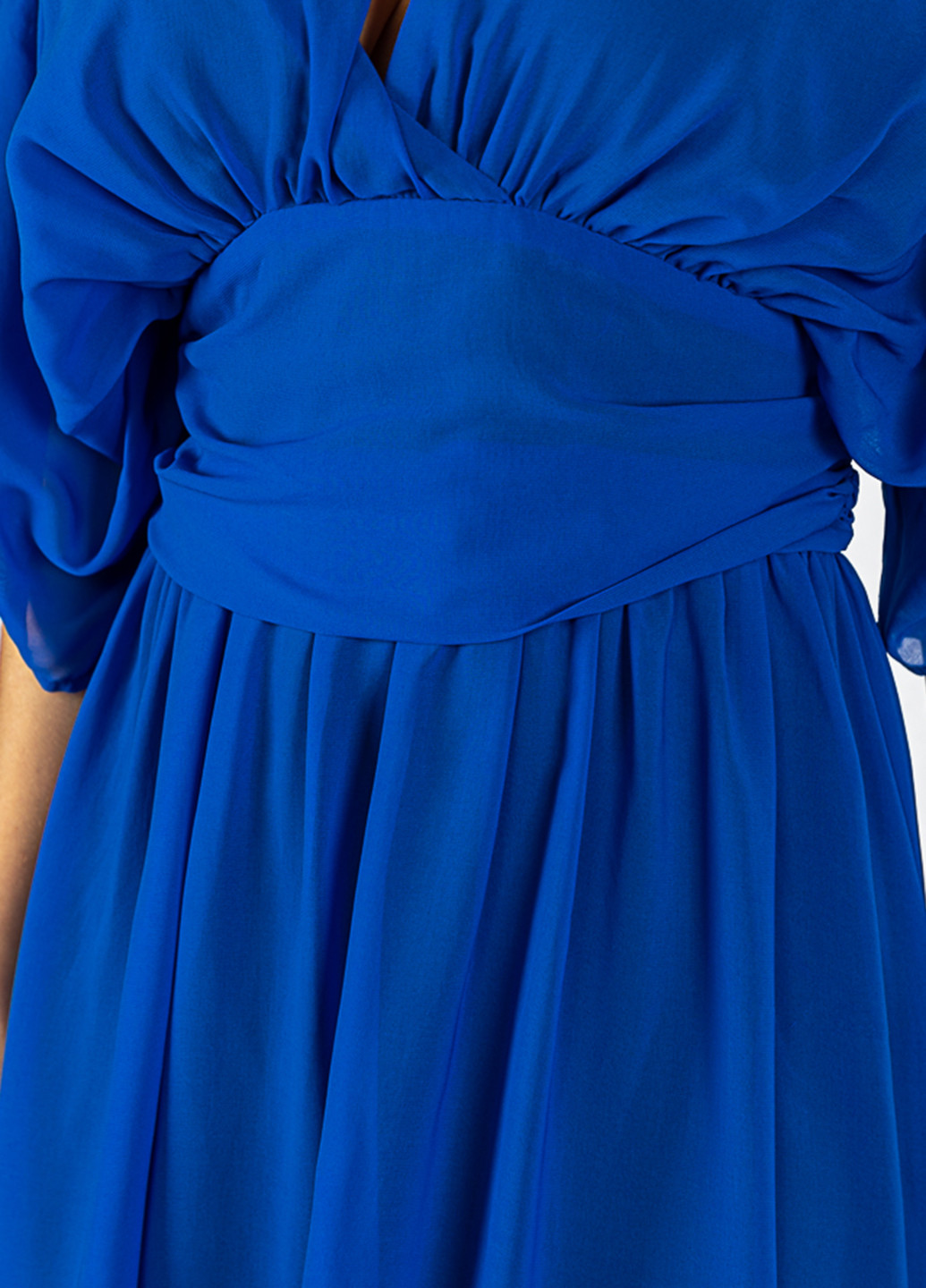 Синее вечернее платье Time of Style однотонное
