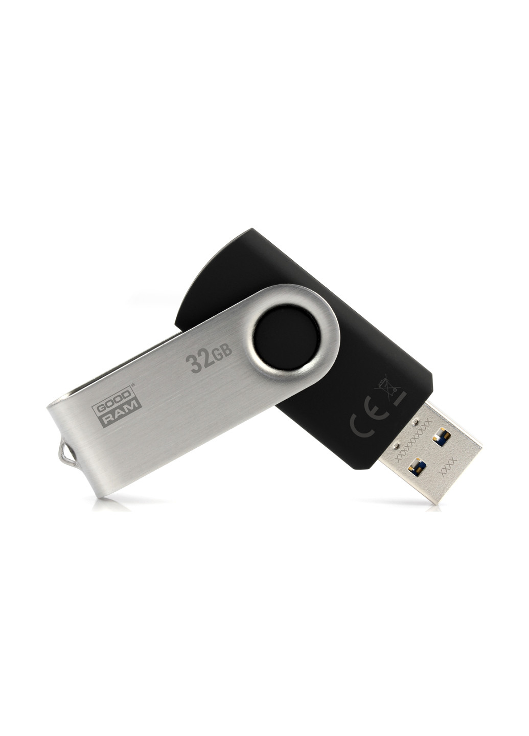 Флеш пам'ять USB UTS3 32GB USB 3.0 Black (UTS3-0320K0R11) Goodram флеш память usb goodram uts3 32gb usb 3.0 black (uts3-0320k0r11) (135165441)