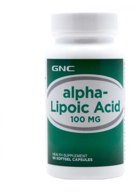 Альфа-ліпоєва кислота ALPHA LIPOIC ACID 100 60 caps GNC (254371888)