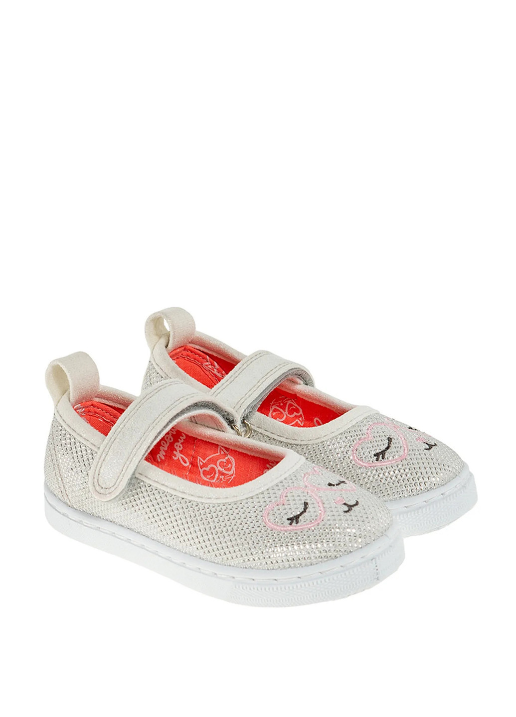 Серебряные туфли на платформе Cool Club