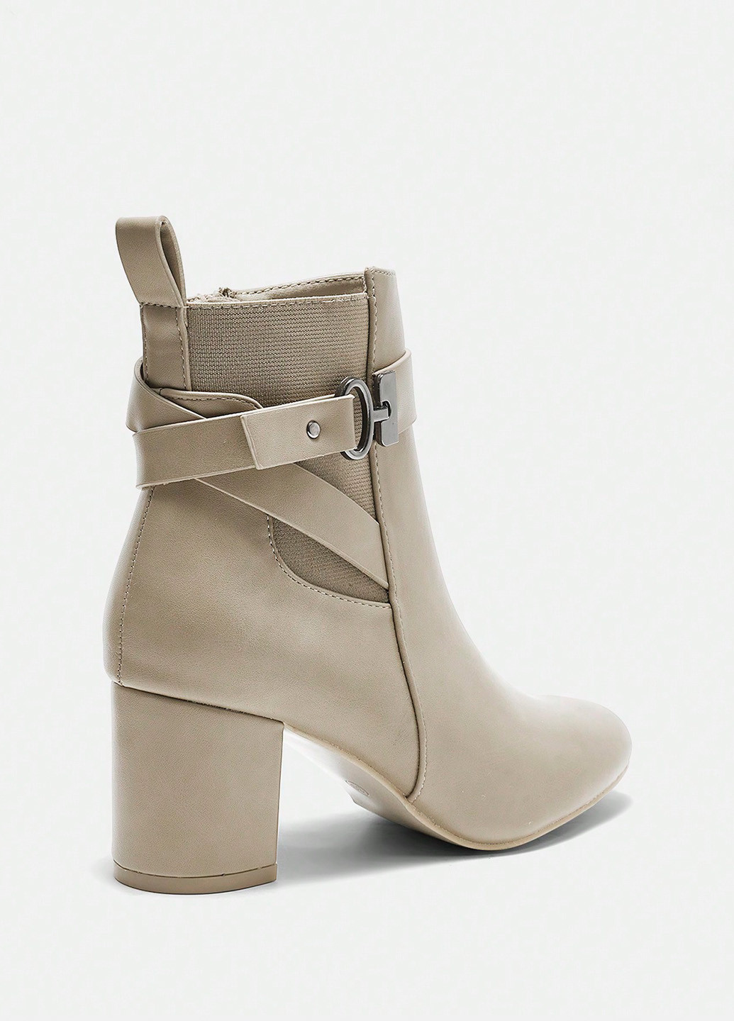 Осенние ботильоны SHEIN с пряжкой из искусственной кожи