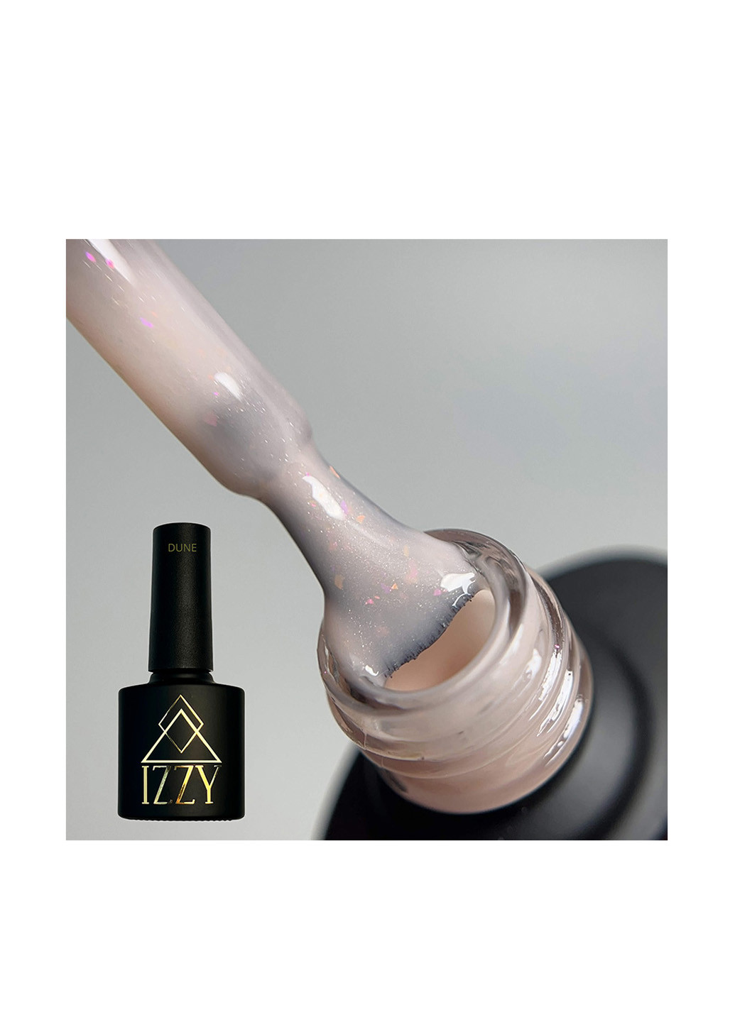 Гель-лак з пластівцями юкі Yuki Dune, 10 г Izzy (363030758)