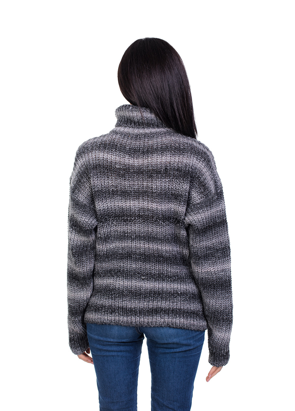 Серый демисезонный свитер женский джемпер Bakhur