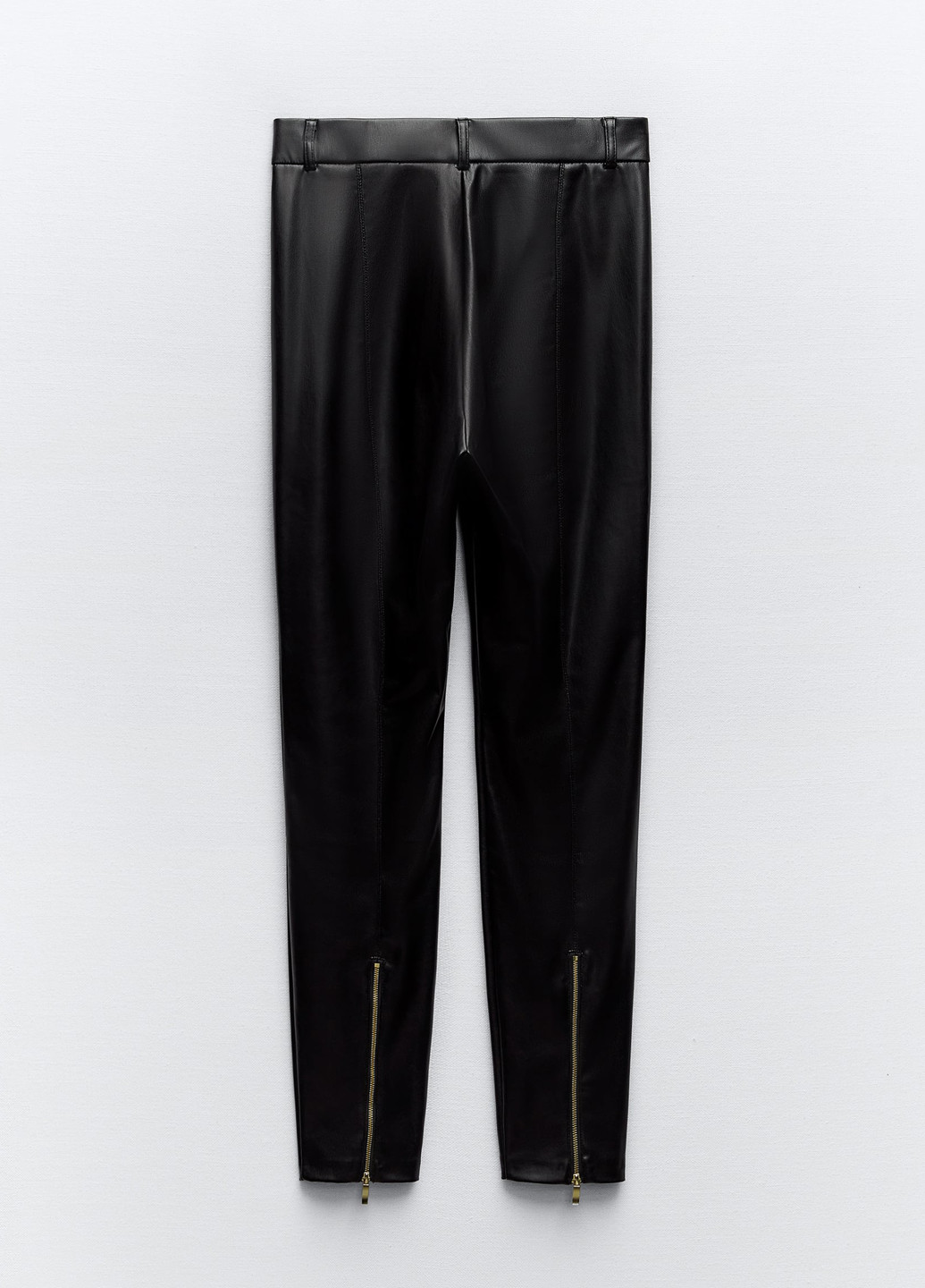 Черные кэжуал демисезонные зауженные брюки Zara