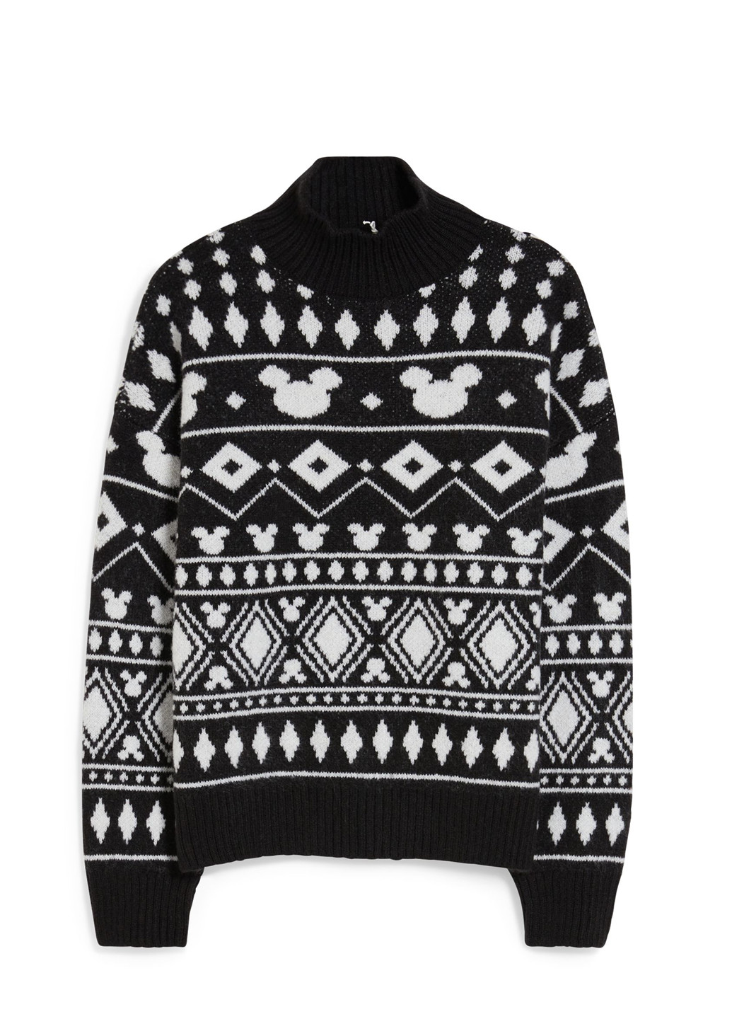 Чорно-білий демісезонний светр C&A