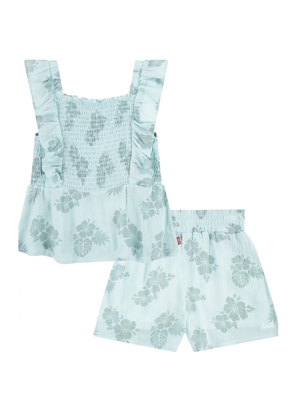 Бірюзовий літній комплект (майка, шорти) Levi's