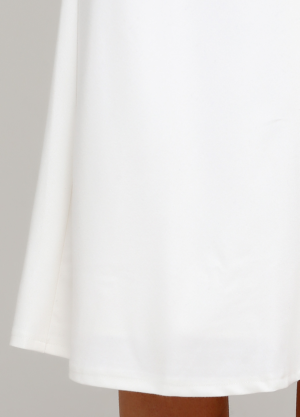 Белая кэжуал однотонная юбка Rick Cardona а-силуэта (трапеция)