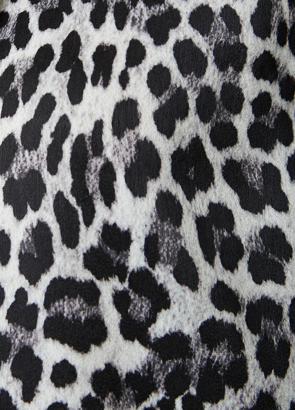 Черно-белая классическая рубашка леопардовый KOTON