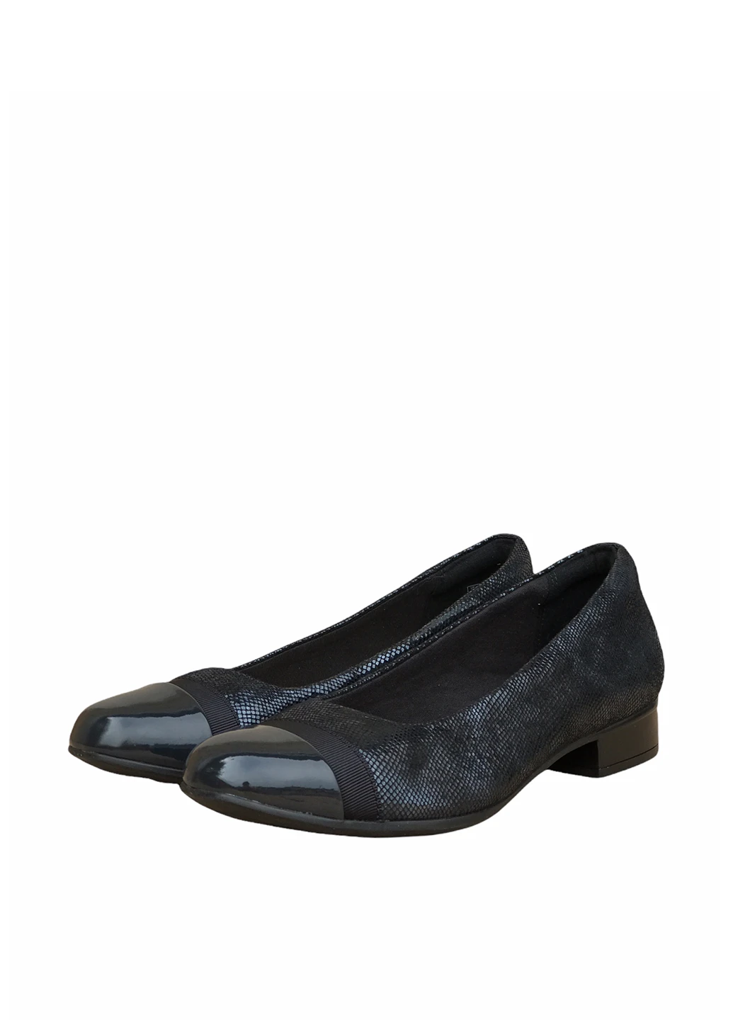 Clarks Туфлі туфлі-човники чорний з натуральна шкіра, — демісезон (252011273)
