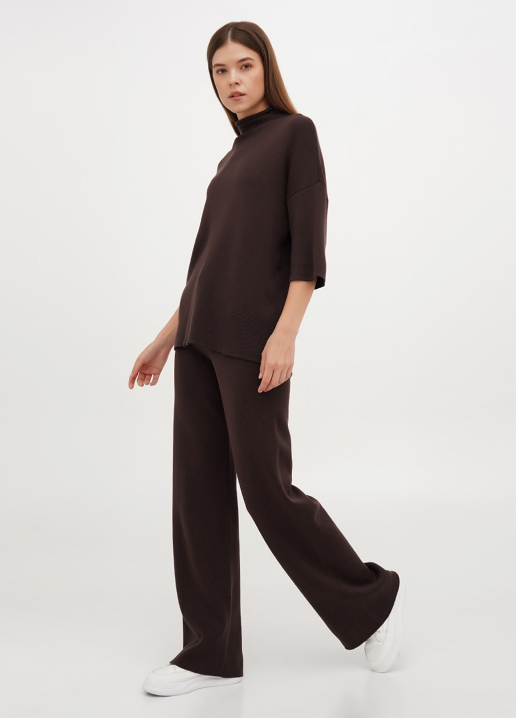 Темно-коричневый демисезонный свитер ESSME